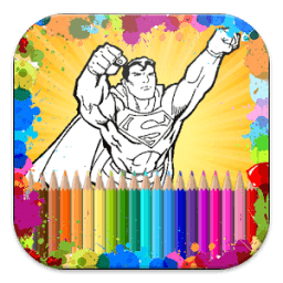 ikon Super Heroes Coloring Book