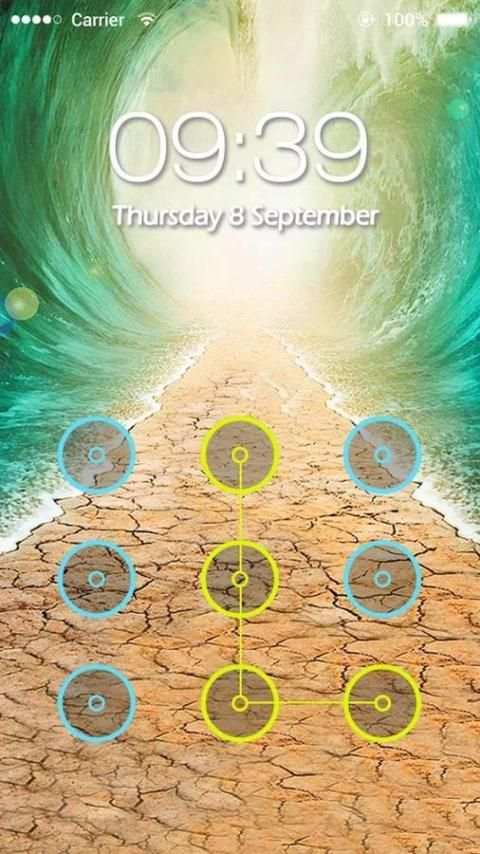 Applock Theme Waterfall 3 تصوير الشاشة