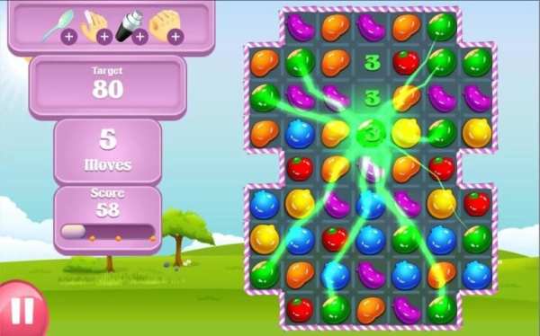 Sweet Candy Games 3 تصوير الشاشة