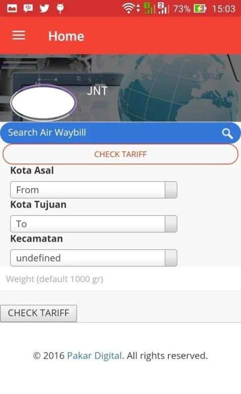 Cek J&T ( JnT ) Resi скриншот 3