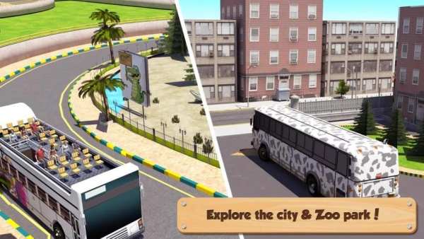 School Bus: Zoo Driving screenshot 12