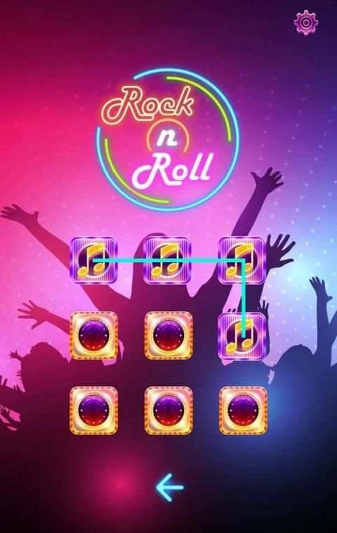 rocknroll Theme- AppLock Theme 2 تصوير الشاشة