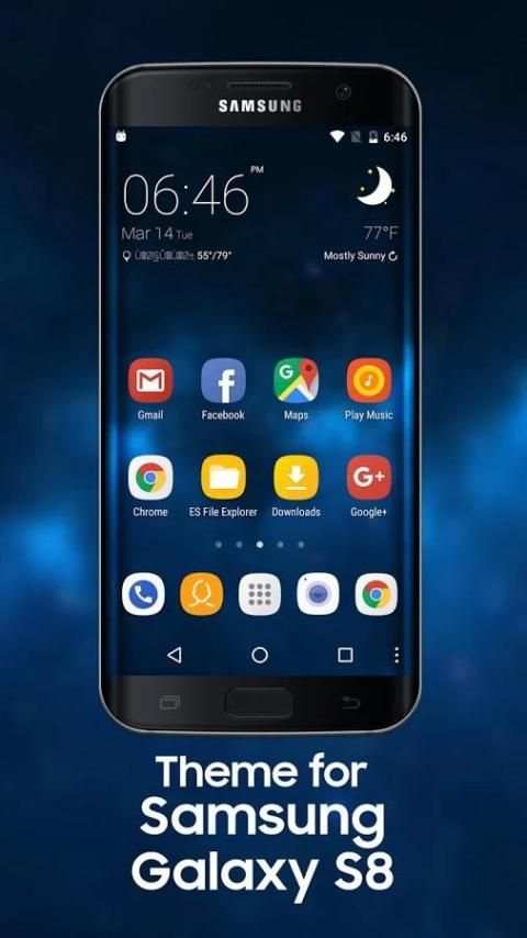 S8 Galaxy Launcher Theme screenshot 4