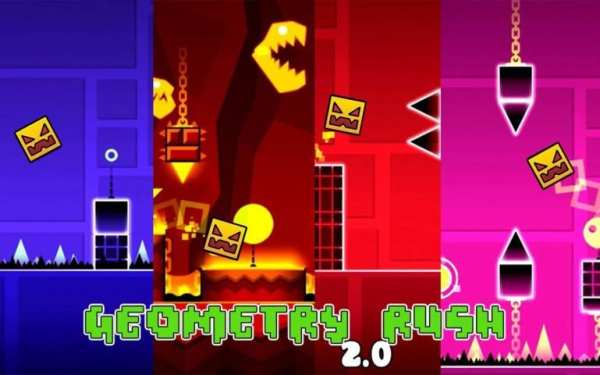 Geometry Angry Jump Rush 5 تصوير الشاشة