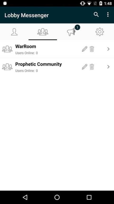 Lobby Messenger screenshot 3