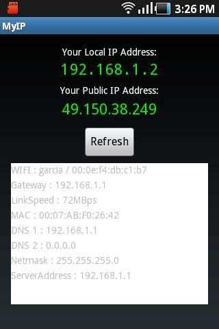 My IP screenshot 2