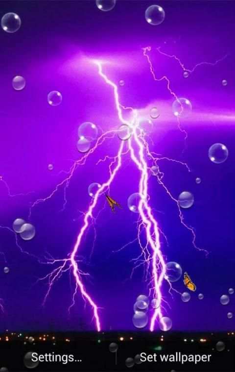 Storm Live Wallpaper 5 تصوير الشاشة