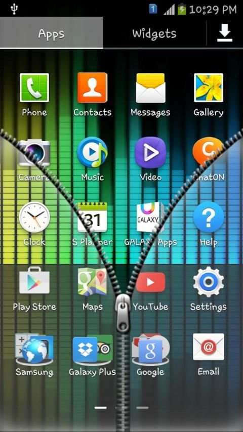 Khóa màn hình dây kéo suốt screenshot 1