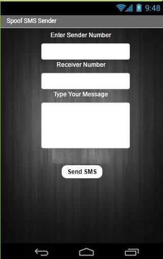 Spoof SMS Sender скриншот 1