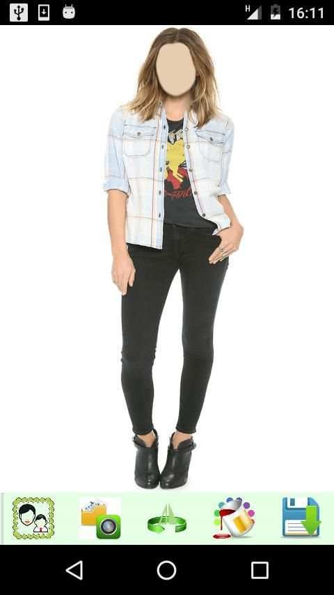 Girls Black Jeans Look screenshot 13