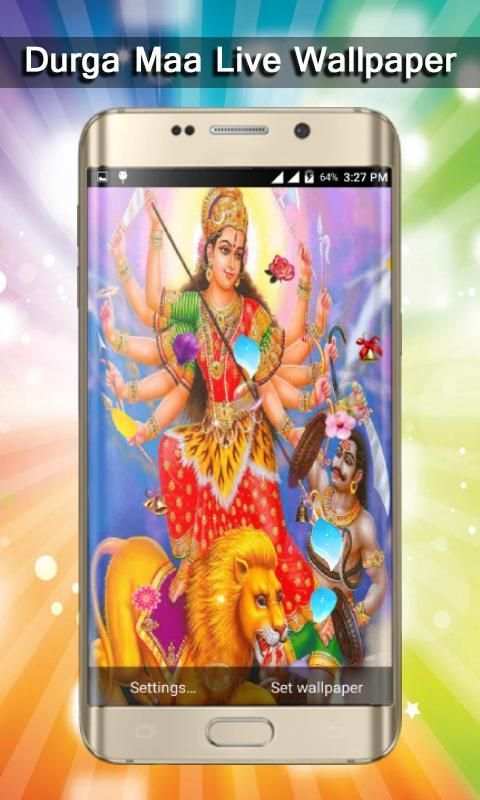 Durga Maa Live Wallpaper स्क्रीनशॉट 4