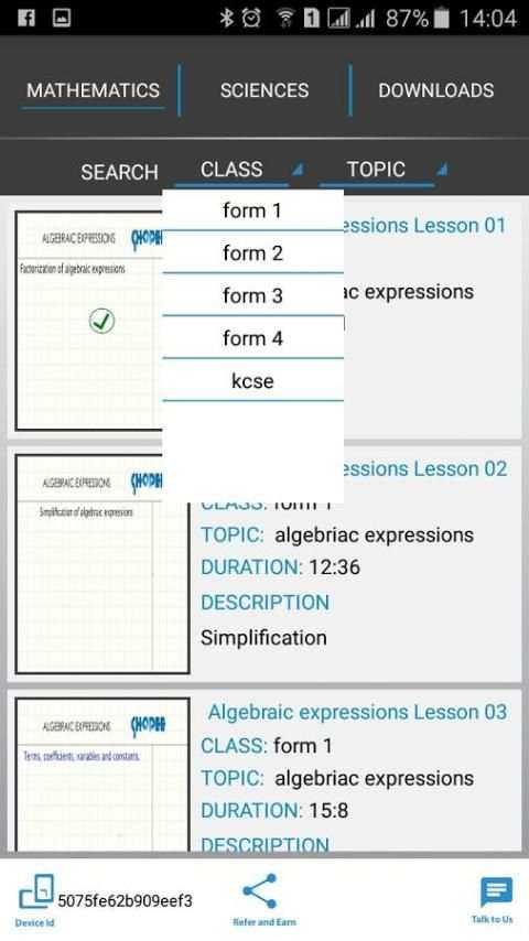 Chopee - KCSE Math & Science screenshot 6