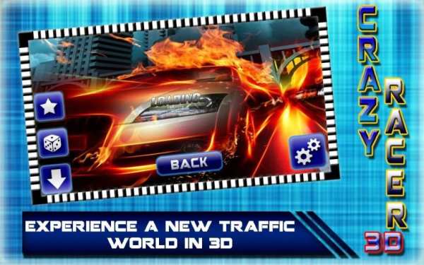 Crazy Racer 3d 2016 3 تصوير الشاشة
