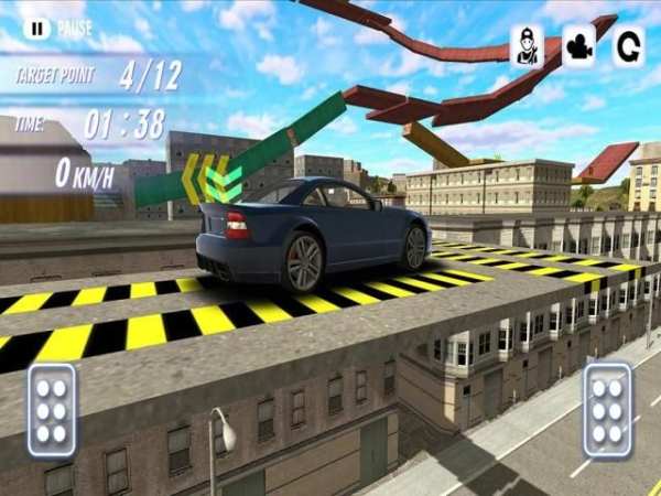 Flying Car Real Racing скриншот 4
