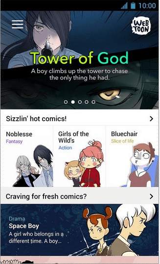 Naver Webtoon LINE 3 تصوير الشاشة