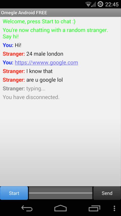 Omegle screenshot 4