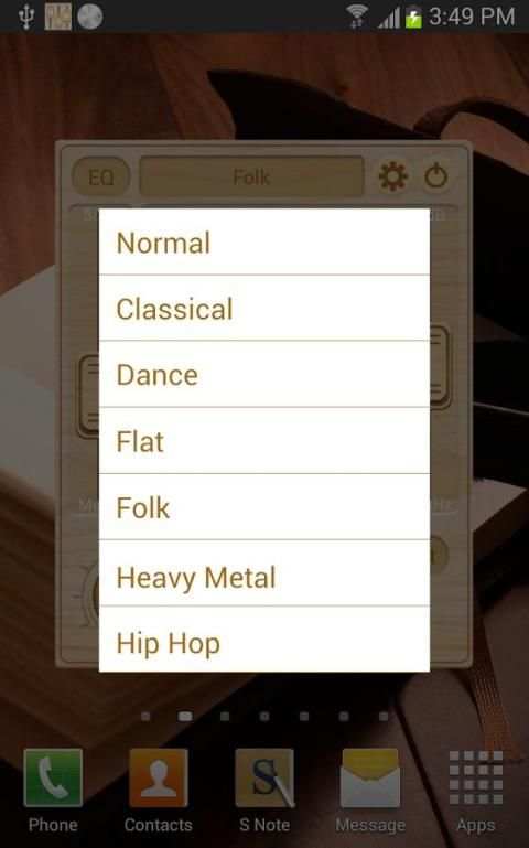 Music Equalizer N Lite (Wood) screenshot 4