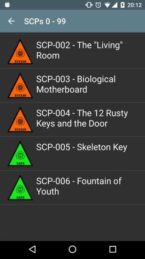 SCP Database скриншот 19