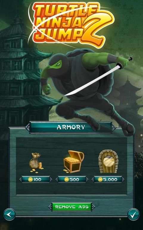 Turtle Ninja Jump 2 screenshot 1