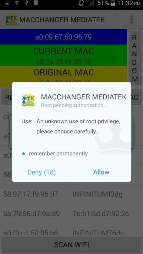 MACCHANGER MEDIATEK स्क्रीनशॉट 4