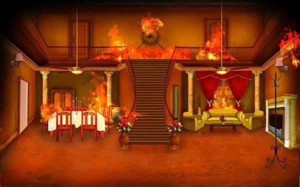 Escape Games Fire House скриншот 7