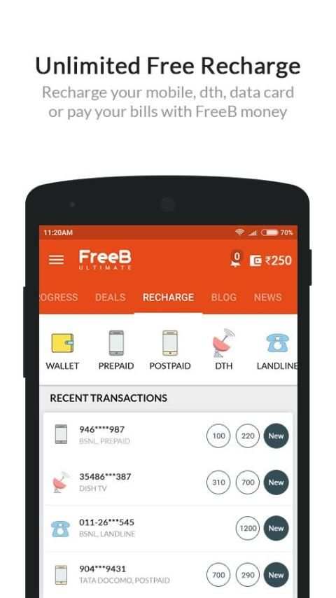 Ultimate FreeB - Free Recharge स्क्रीनशॉट 2