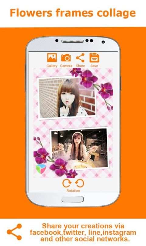 Flowers Photo Frames Collage screenshot 1