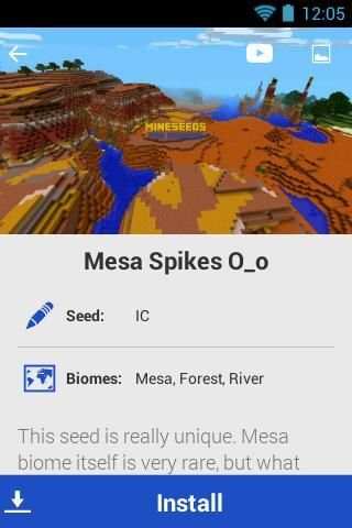 Seeds for Minecraft PE screenshot 2