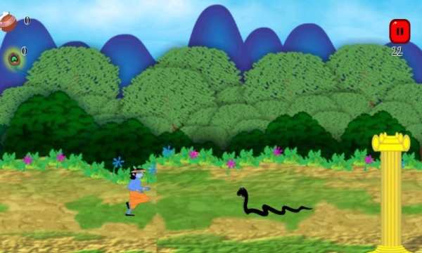 Jungle Baal Krishn Run स्क्रीनशॉट 2