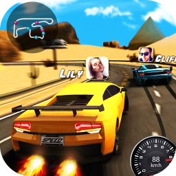 Speed Racing Car 3D icon