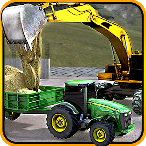 Concrete Excavator Tractor Sim icon