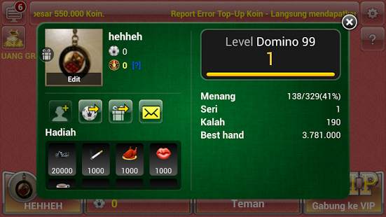 Domino 99 : Domino Qiu Qiu screenshot 5