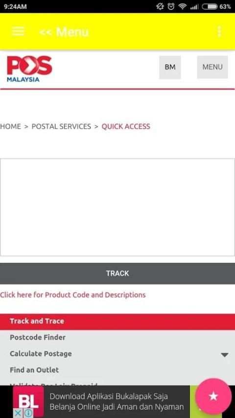 Malay Online Shopping screenshot 1