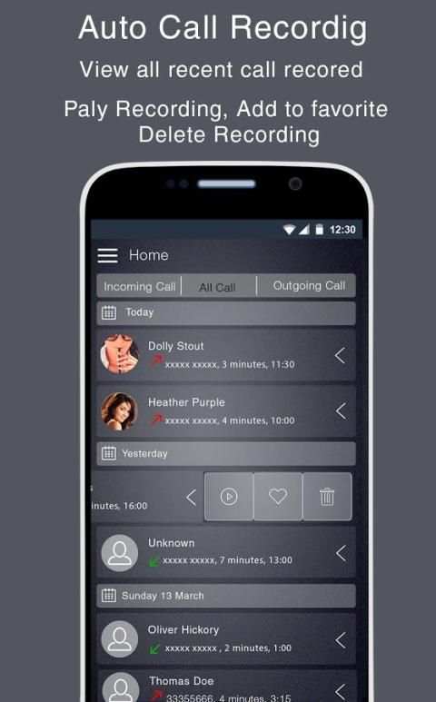 Auto Call Record screenshot 1