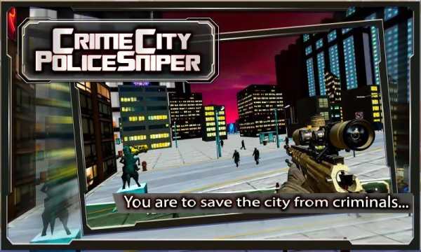 Crime City Police Sniper स्क्रीनशॉट 5