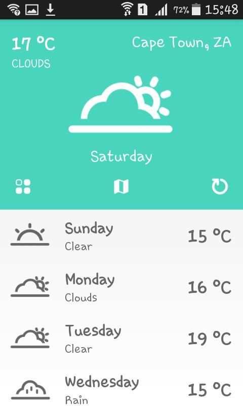 Weather South Africa скриншот 3