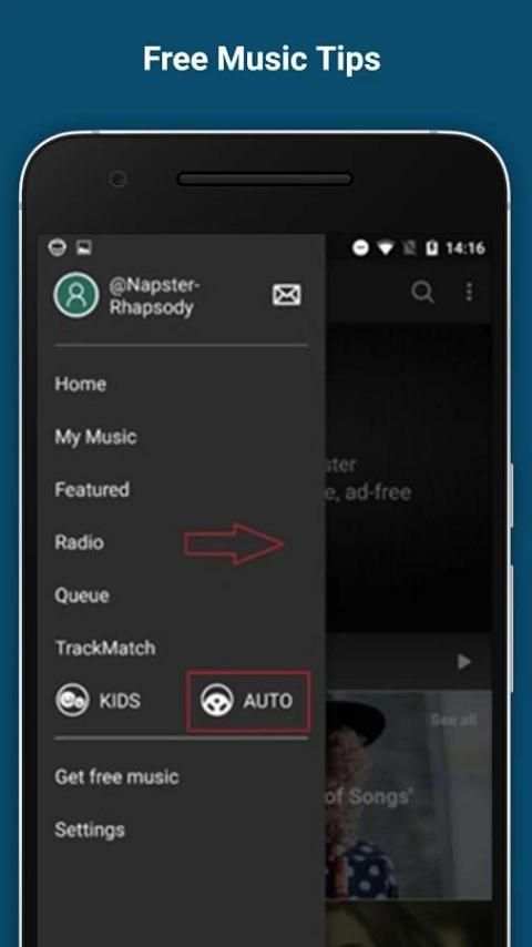 Free Napster Music Tips screenshot 1