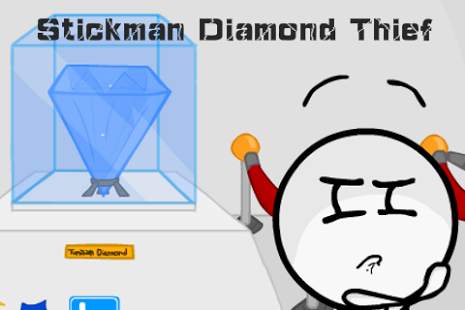 Stickman stealing diamond screenshot 1