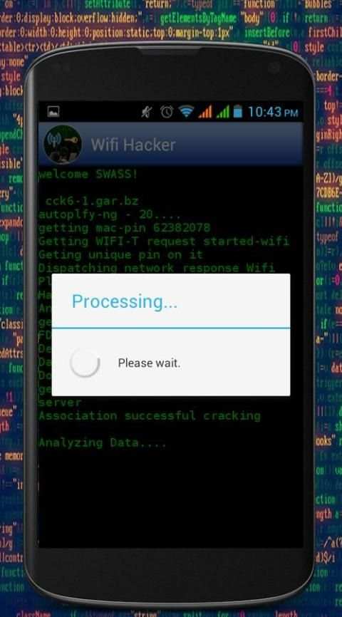 WiFi Password Hacker Simulator screenshot 2