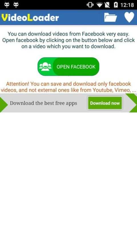 VideoLoader For Facebook स्क्रीनशॉट 6