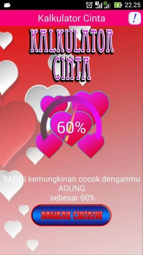 Kalkulator Cinta 6 تصوير الشاشة