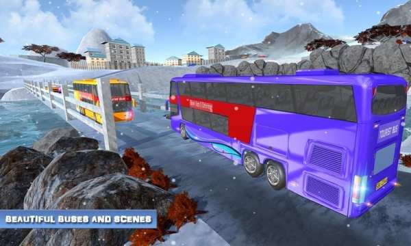 Tour Coach Bus Driver Sim 2016 скриншот 14
