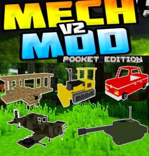 Mech MOD for Minecraft 0.14.0 1 تصوير الشاشة