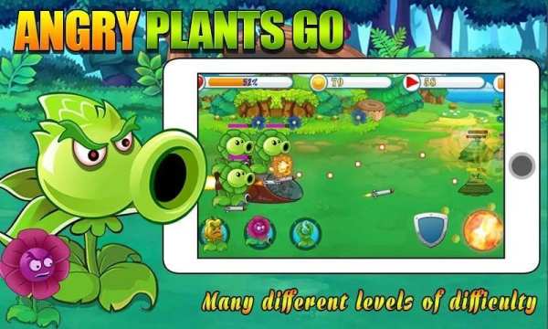 Angry Plants Go स्क्रीनशॉट 2