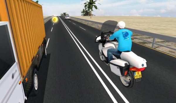 Highway Speed Bike Racing скриншот 1