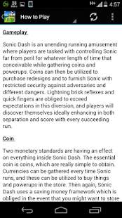 New Sonic Dash Guide скриншот 1