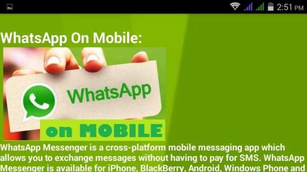 Install Whatsap on MOB and TAB screenshot 3