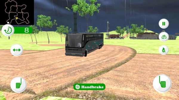 bus umum tugas sopir 3D screenshot 2
