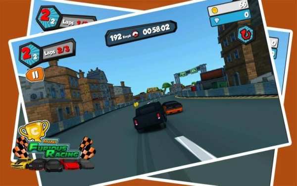 Furious Racing: Mini Edition screenshot 2