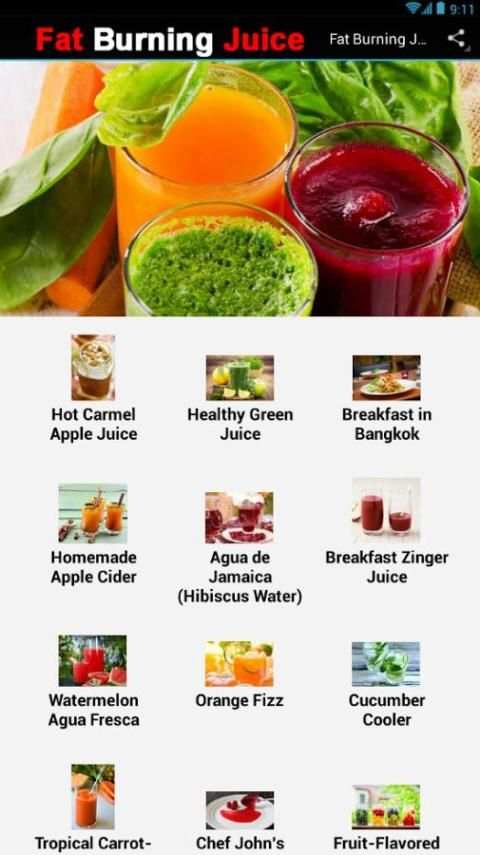 Fat Burning Juices Healthy screenshot 4
